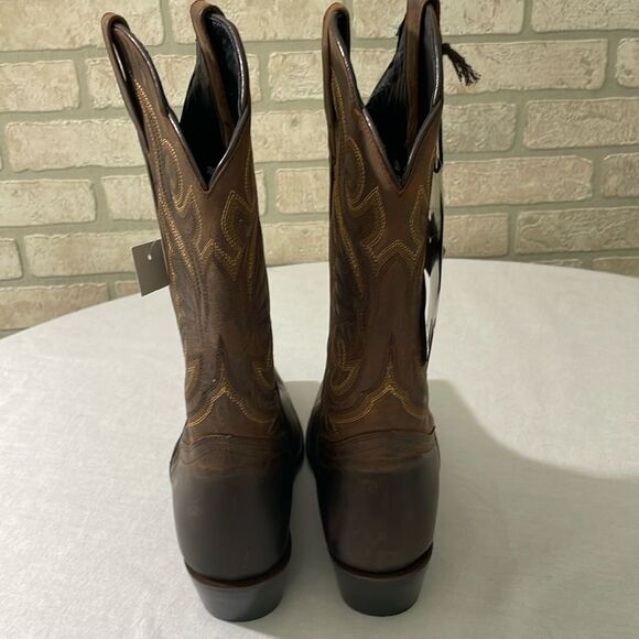 NWT J. B. Dillon Goatskin Cowgirl Boots Size 10B - Picture 4 of 11